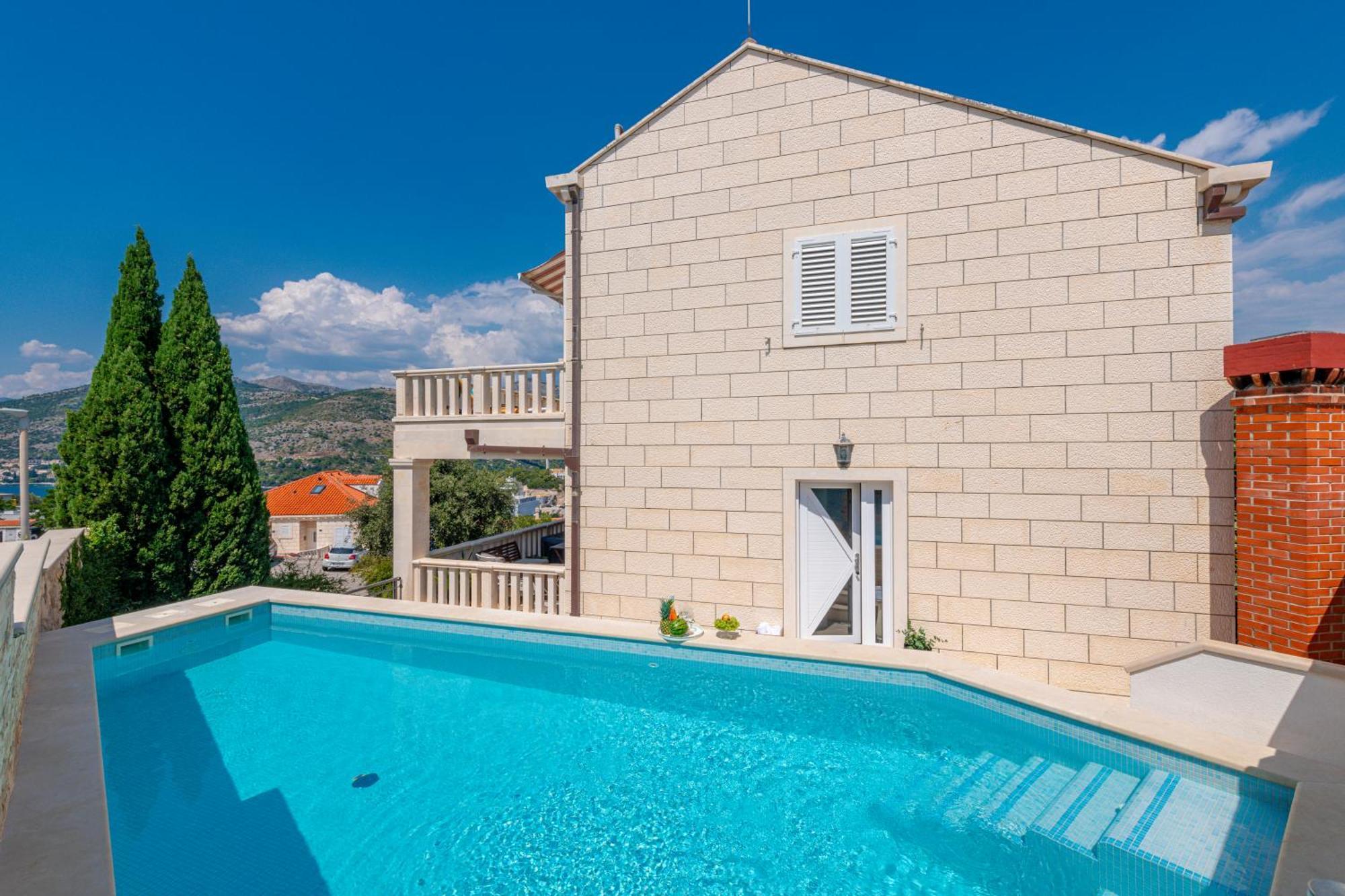 Apartment Barbara With Private Pool دوبروفينك المظهر الخارجي الصورة